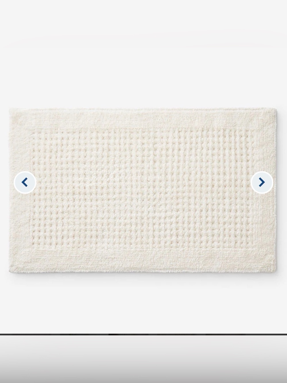 Legends Hotel Mirage Bath Rug- Ecru